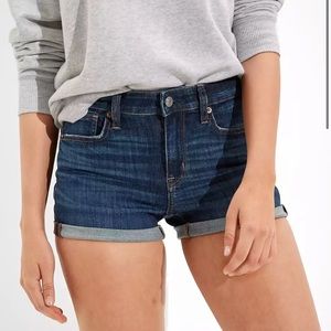 American Eagle denim midi short